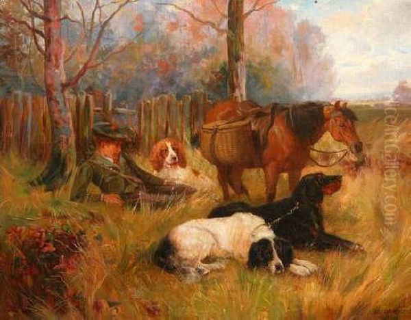 The Mid Day Rest Oil Painting by Arthur Wardle