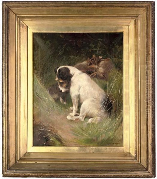 Guarding The Catch Oil Painting by Arthur Wardle