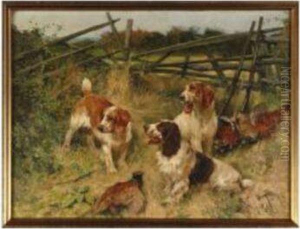 A Good Day In The Field Oil Painting by Arthur Wardle