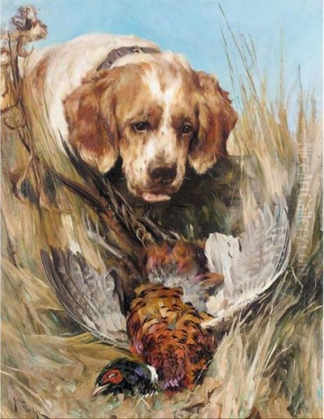 Retrieved Oil Painting by Arthur Wardle