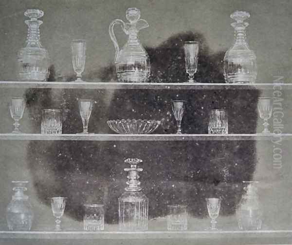 Articles of glass, Photograph, from Pencil of Nature, 1844 Oil Painting by William Henry Fox Talbot