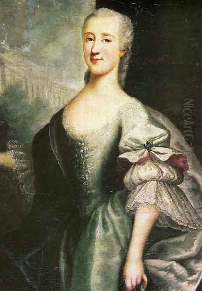 Portrait of Izabela Branicka by Antoni Tallmann