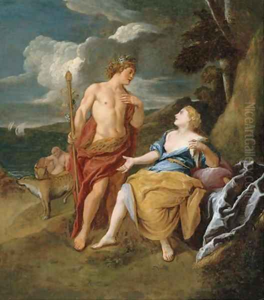 Bacchus and Ariadne 2 Oil Painting by Jean Francois de Troy