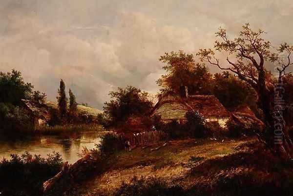 Pangbourne Oil Painting by Joseph Thors