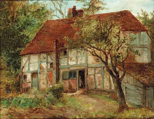 The Cottage Oil Painting by Joseph Thors