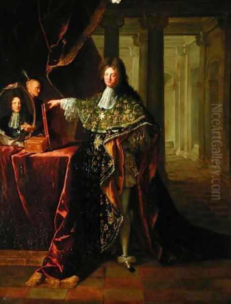 Portrait of Jean-Baptiste Colbert, marquis de Torcy 1655-1746 Oil Painting by Robert Tournieres