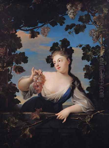 Autumn, 1718 Oil Painting by Robert Tournieres