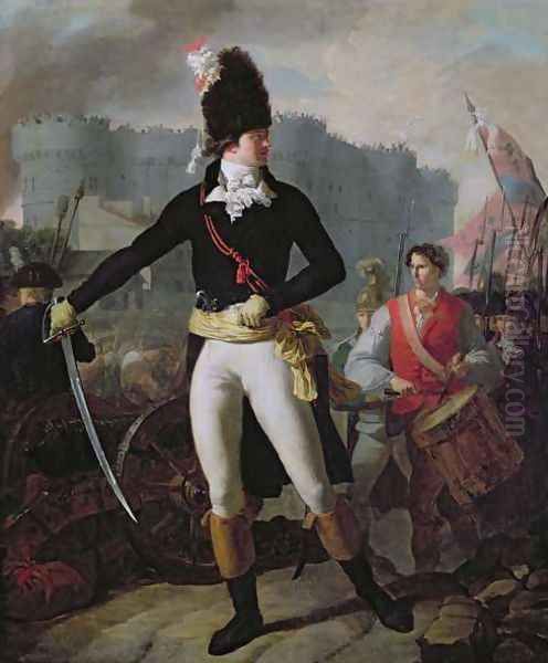 A Winner of the Bastille, 14th July 1789 Oil Painting by Charles Thevenin