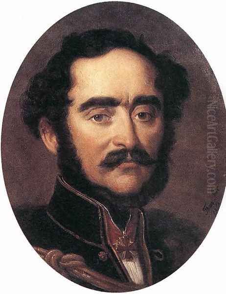 Count Istvan Szechenyi 1863 Oil Painting by Mor Than