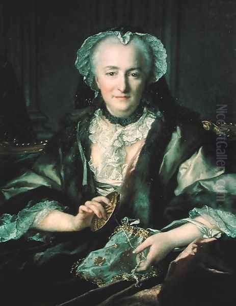 Portrait of Madame Dange, 1753 Oil Painting by Louis Tocque