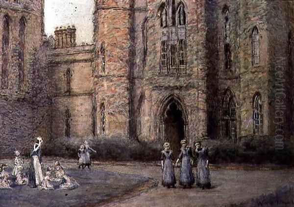 The Old Blind Asylum, Bristol Oil Painting by William Holt Yates Titcomb