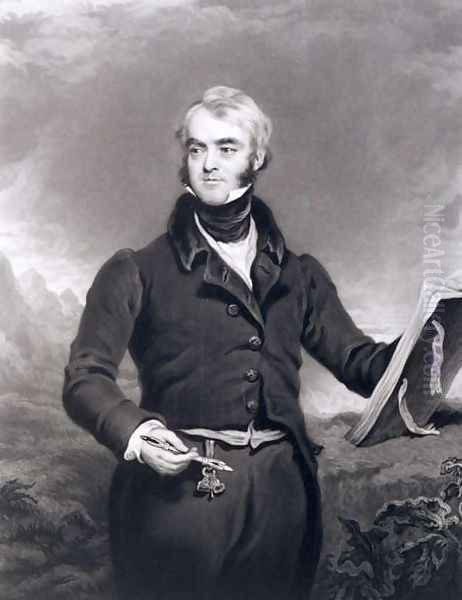 William Brockedon 1787-1854, 1834 Oil Painting by C. Turner