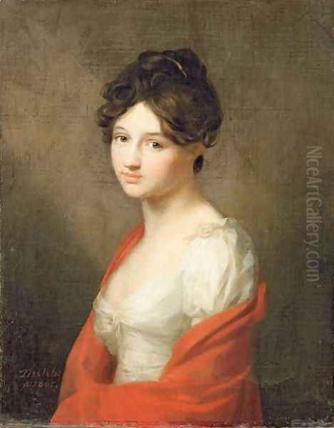 Betty Tischbein, 1805 Oil Painting by Friedrich Tischbein