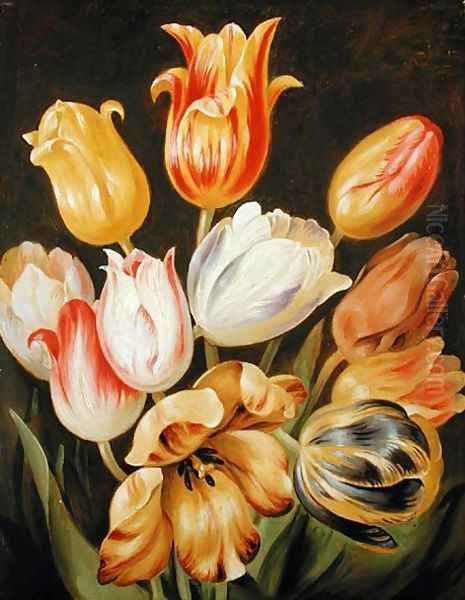 Flower Study 2 Oil Painting by Friedrich Tischbein