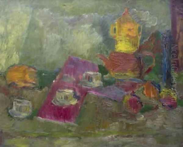 Breakfast Still Life Oil Painting by Zbigniew Tymoszewski