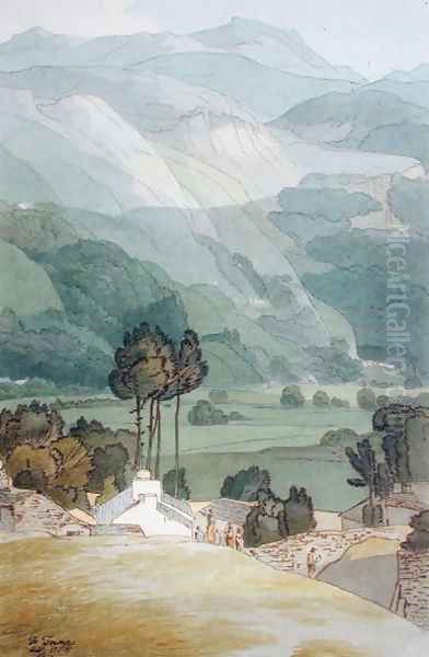 Ambleside, 1786 Oil Painting by Francis Towne