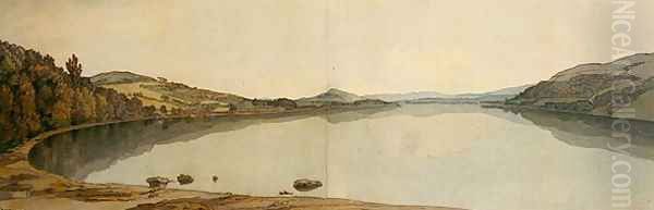 Lake Windermere, 1786 2 Oil Painting by Francis Towne