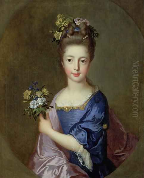 Princess Louisa Maria Stuart Oil Painting by Francois de Troy