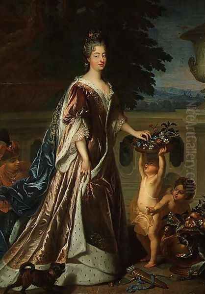 The Duchess of Maine 1676-1753 Oil Painting by Francois de Troy