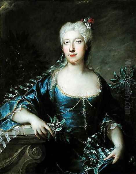 Madame Jean de Julienne, 1722 Oil Painting by Francois de Troy