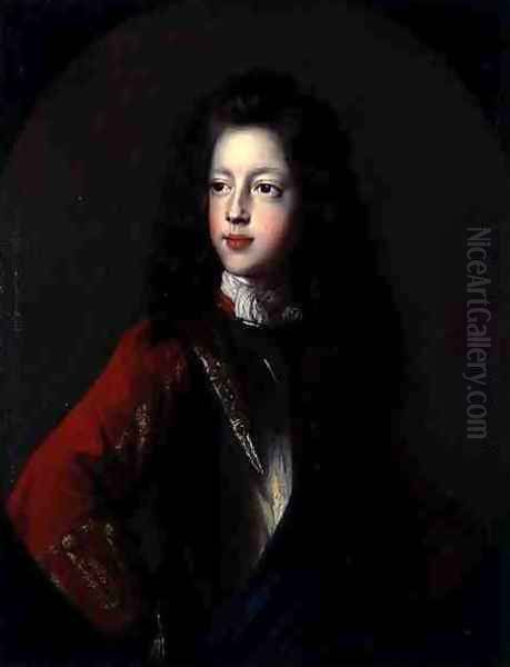 James VIII of Scotland & III of England, c.1704 Oil Painting by Francois de Troy