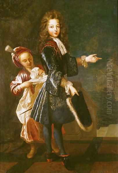 Portrait of Louis-Alexandre de Bourbon 1678-1737 Count of Toulouse Oil Painting by Francois de Troy