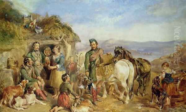 Return from the Shoot Oil Painting by John Frederick Tayler