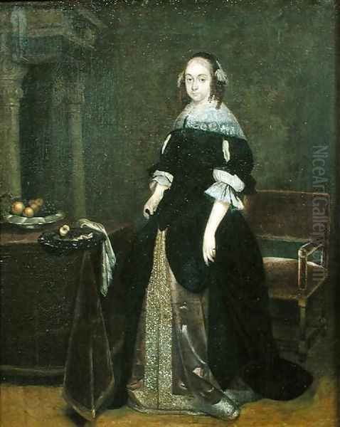 Portrait of a Woman Oil Painting by Gerard Terborch