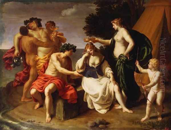 Bacchus and Ariadne 2 Oil Painting by Alessandro Turchi (Orbetto)