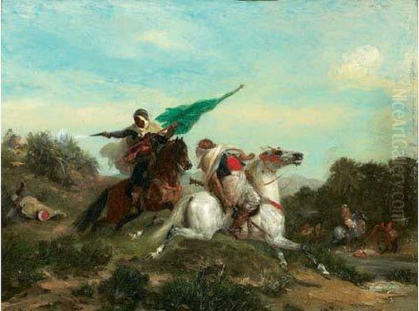 La Charge Oil Painting by Georges Washington