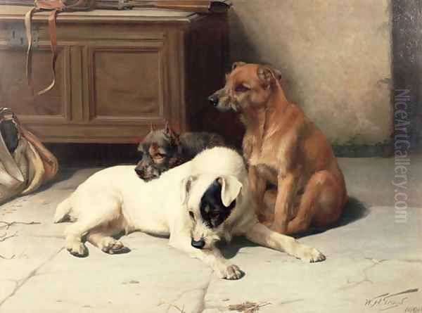 Waiting For Master Oil Painting by William Henry Hamilton Trood