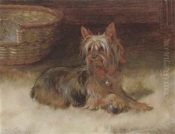 Ready to play Oil Painting by William Henry Hamilton Trood