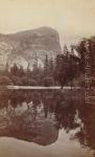 Selected Images Of Yosemite, C. 1875 Oil Painting by Carleton E. Watkins