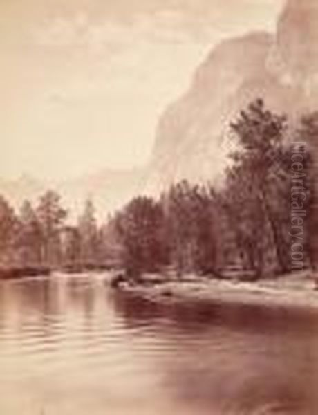 Untitled Oil Painting by Carleton E. Watkins