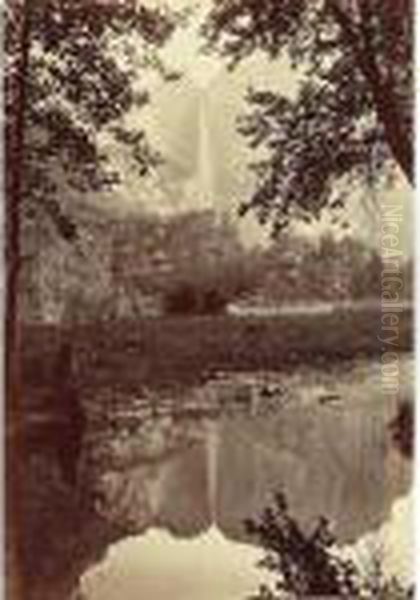 'mirror View Of Upper Yosemite Fall, 1600 Feet