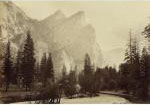 'the Three Brothers. 4480 Ft. Yosemite