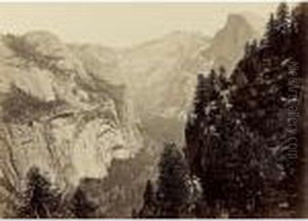 'the Domes, From Union Point. Yosemite