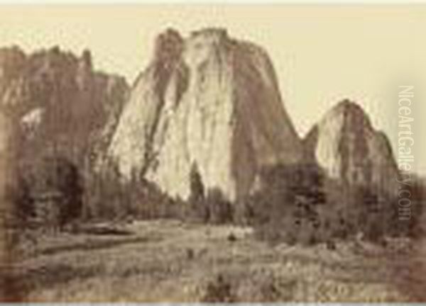 'cathedral Rocks And Spires. 2660 Ft. Yosemite