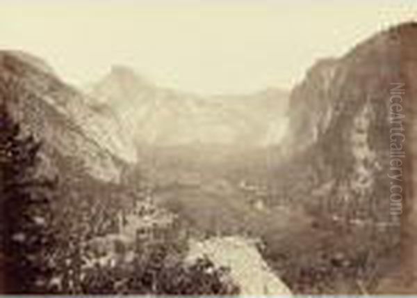 'the Upper Valley, From Eagle Point Trail Yosemite