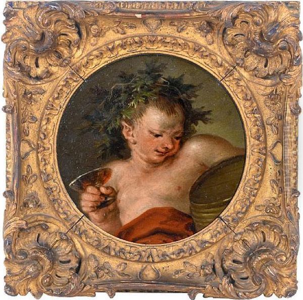 A Drunken Satyr Oil Painting by Watteau, Jean Antoine