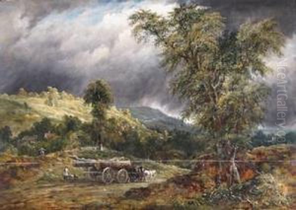 Near Aylesford, Kent Oil Painting by Frederick Waters Watts