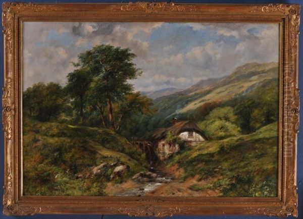 Landscape With Cottage Oil Painting by Frederick Waters Watts