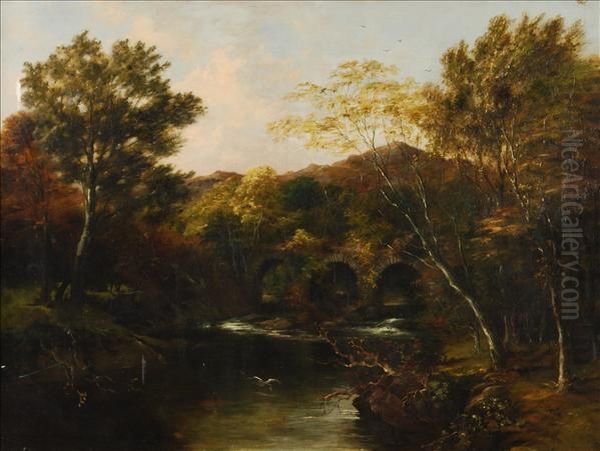 Symonds Yaton The River Wye Oil Painting by Frederick Waters Watts