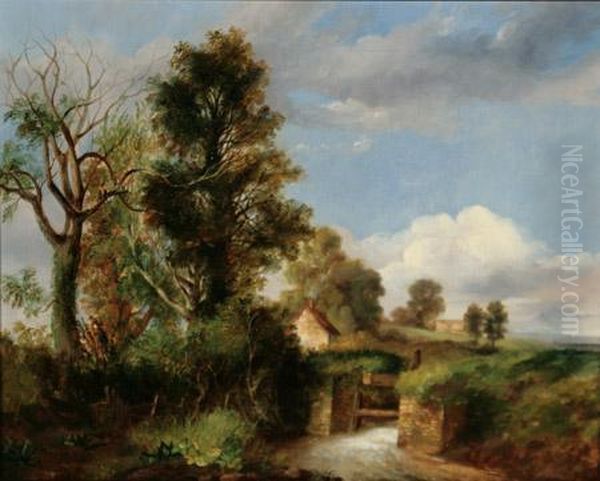 The Old Mill Oil Painting by Frederick Waters Watts