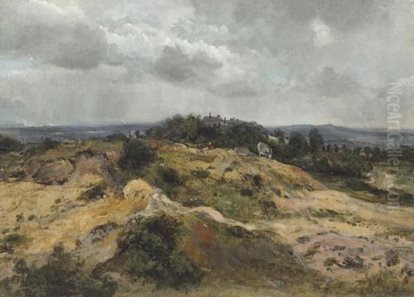 A View Of Hampstead Heath Oil Painting by Frederick Waters Watts