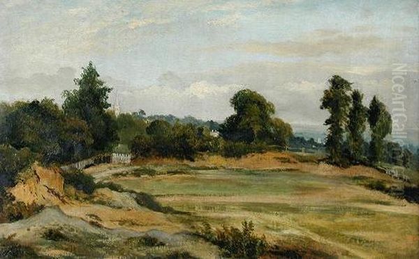 A View Of Hampstead With Kenwood House Oil Painting by Frederick Waters Watts