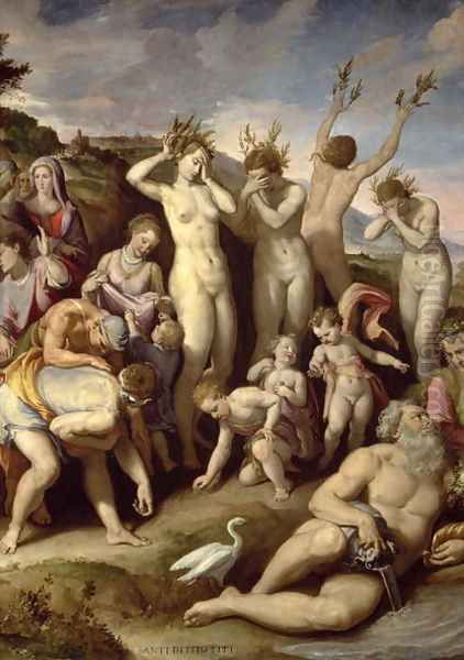 The Sisters of Phaethon, 1572 Oil Painting by Santi Di Tito