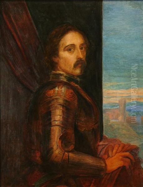 Selfportrait Oil Painting by George Frederick Watts