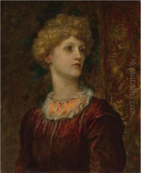 Portrait Of Dorothy Dene Oil Painting by George Frederick Watts