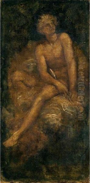 Study For 'hyperion' Oil Painting by George Frederick Watts